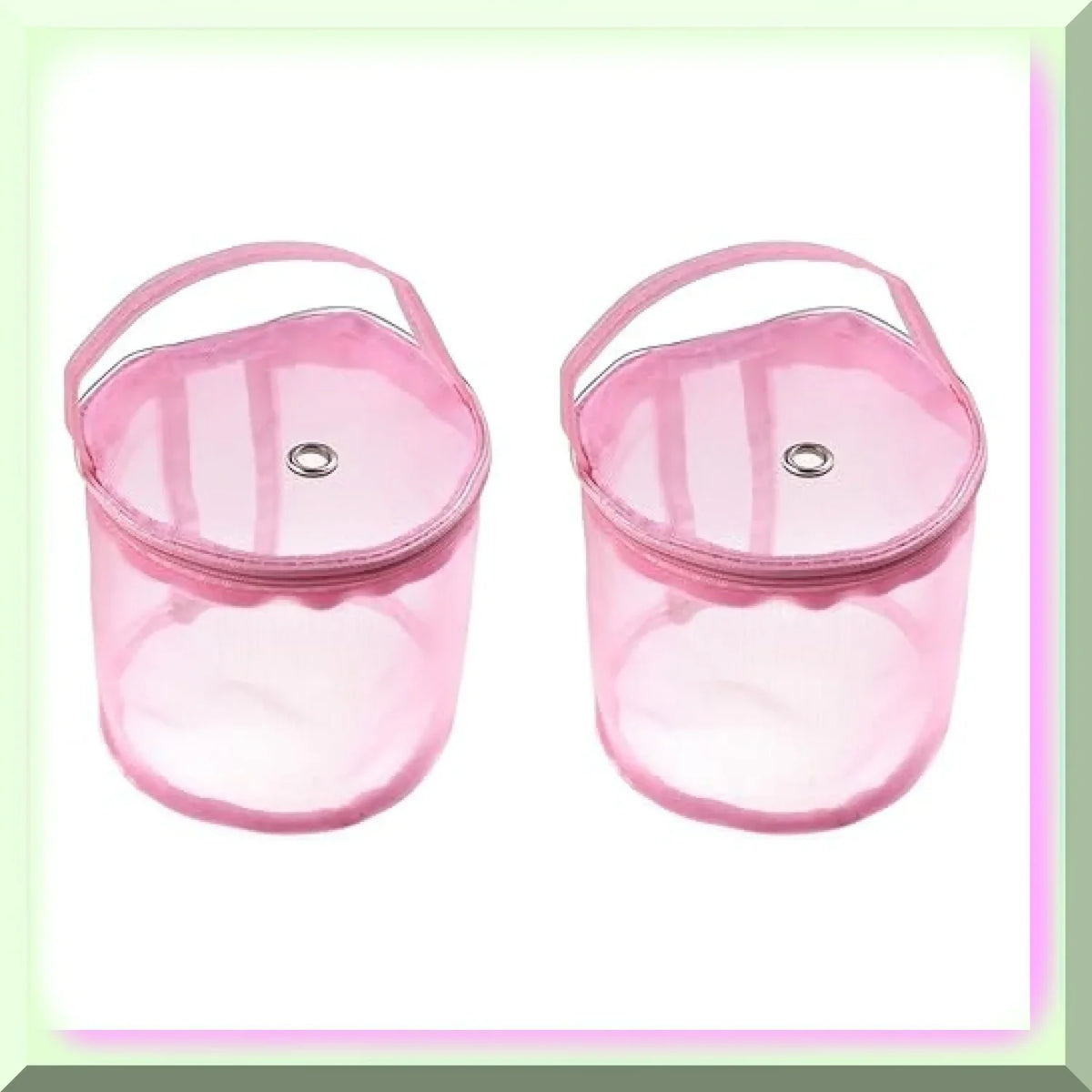 Mesh Yarn Nest: 2pc Crochet Sizetorage Bags & Organizer - Knitting Balls, Thread, Hooks - Tote Baskets for Empty Yarn Containers