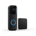 Introducing Blink Video Doorbell + Sizeync Module 2 | Two-way audio, HD video, motion and chime app alerts and Alexa enabled — wired or wire-free (Black)