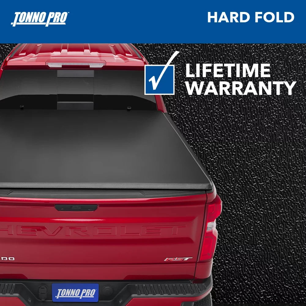 Tonno Pro Hard Fold, Hard Folding Truck Bed Tonneau Cover | HF-366 | Fits 1999 - 2016 Ford F-250/350 Sizeuper Duty 6' 9" Bed (81")