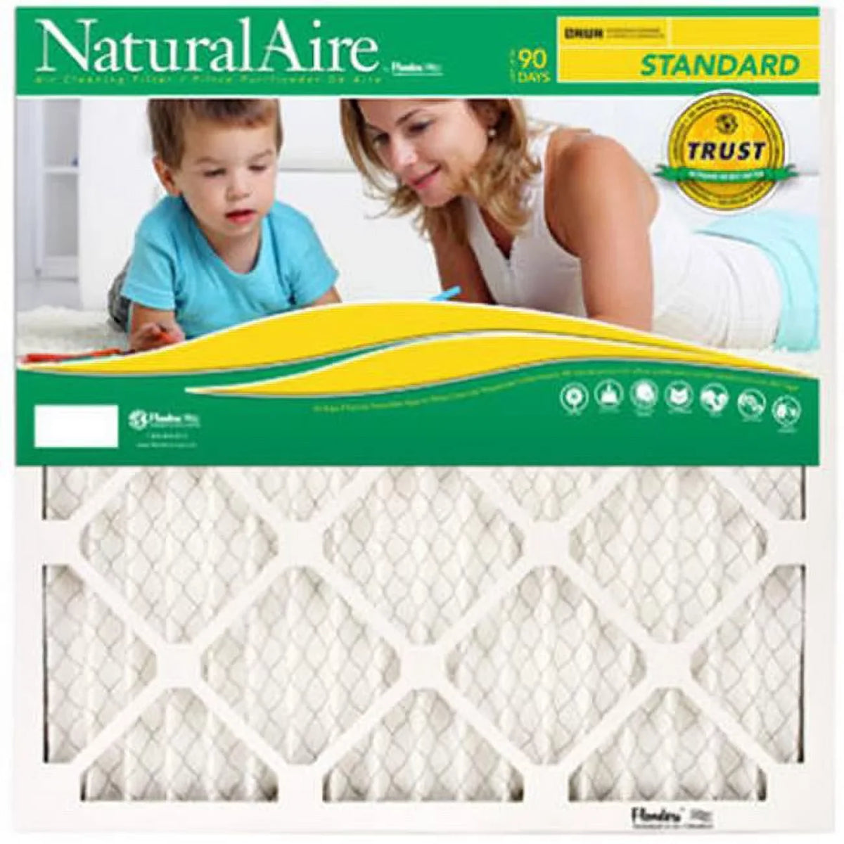 Flanders 84858.011020 20 x 10 in. NaturalAire Sizetandard Pleated Air Filter - Pack Of 12