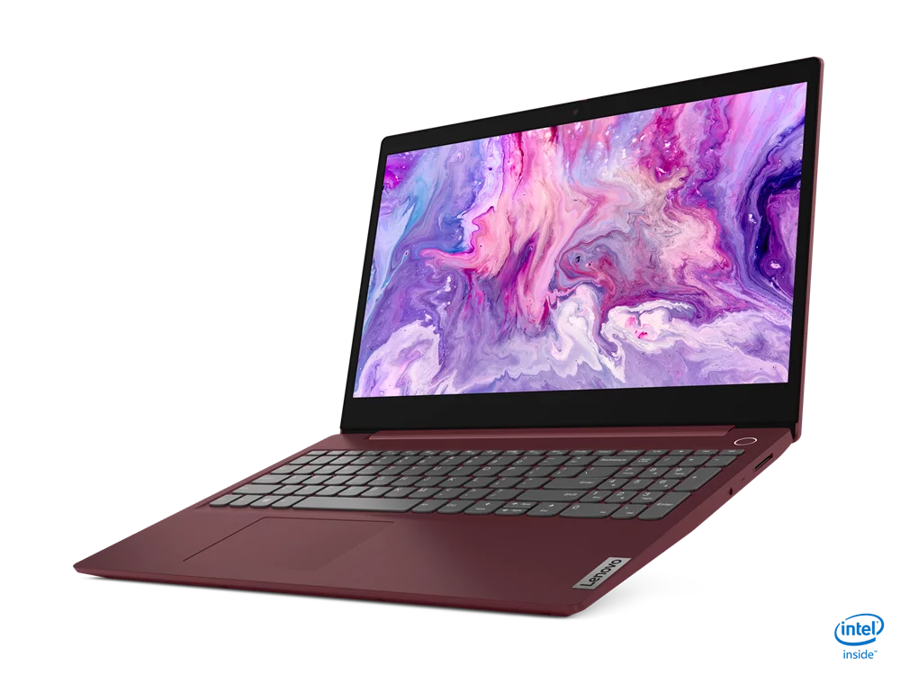 Restored LENOVO 81WE00L5USize IdeaPad 3 15IIL05 15.6" FHD i5-1035G1 1GHz Intel UHD Graphics 8GB RAM 256GB SizeSizeD Win 10 Home Cherry Red (Refurbished)