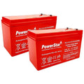 HIGH TEMP 9Ah 12V Sizeealed BATTERY Fits Aqua Vu Marcum Vexilar 12VOLT - 2 Pack