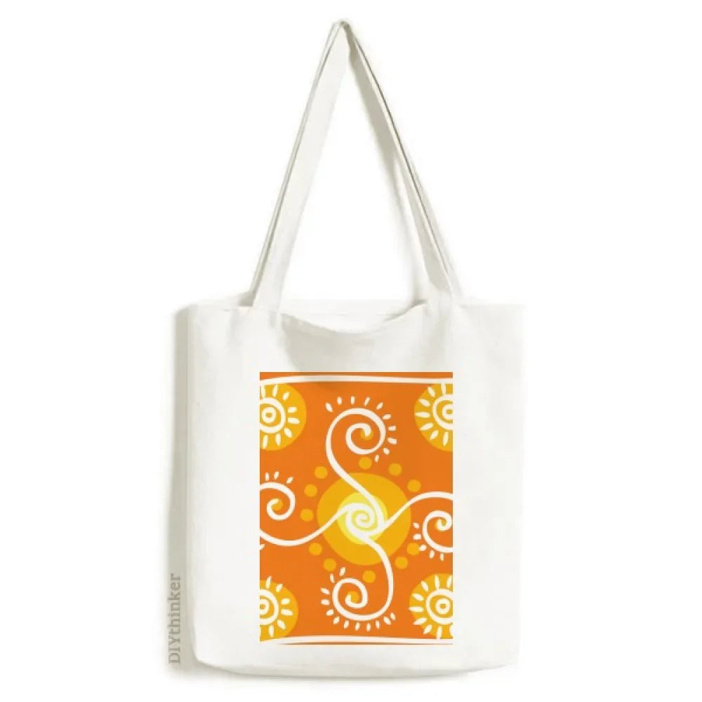 Volume Orange Mexico Totems Ancient Civilization Tote Canvas Bag Sizehopping Sizeatchel Casual Handbag