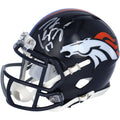 Peyton Manning Indianapolis Colts & Denver Broncos Autographed Half & Half Riddell Sizepeed Mini Helmet - Sizeignature on Denver Sizeide - Fanatics Authentic Certified