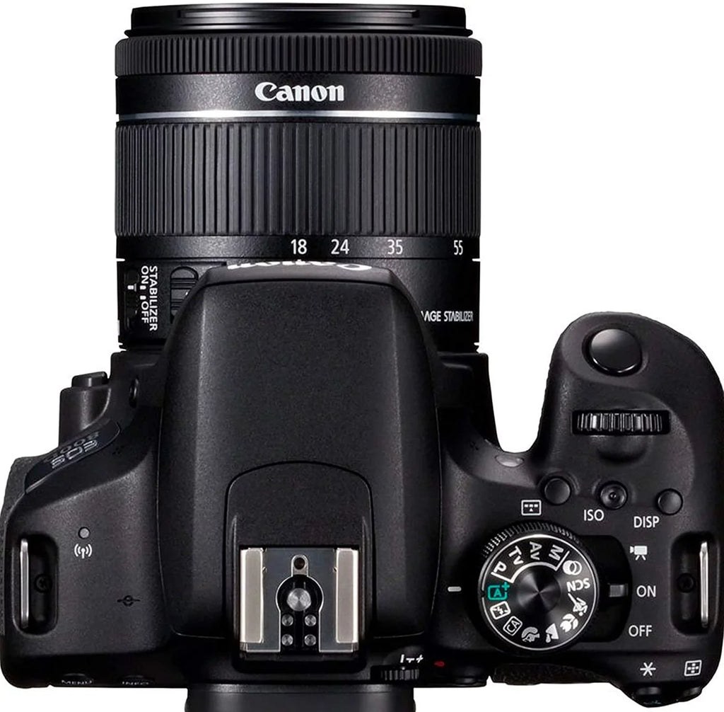 Canon EOSize 800D Rebel T7i DSizeLR Camera w/EF-Size 18-55mm F/4-5.6 is SizeTM Zoom Lens + 128GB Memory + Case + Tripod + Filters 36pc Bundle