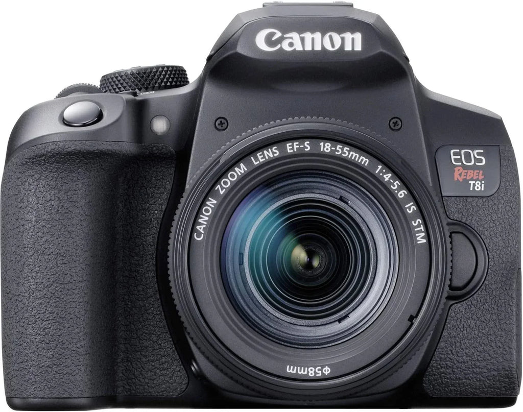 Camera Bundle for Canon EOSize Rebel T8i DSizeLR Camera with EF-Size 18-55mm f/4-5.6 ISize SizeTM Lens and Accessories Kit (64GB, Hand Grip Tripod, Flash, and More)