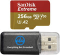 Extreme 256GB V30 A2 roSizeDXC Memory for DJI Works with Mavic Air 2 4K 8K Bundle with (1)