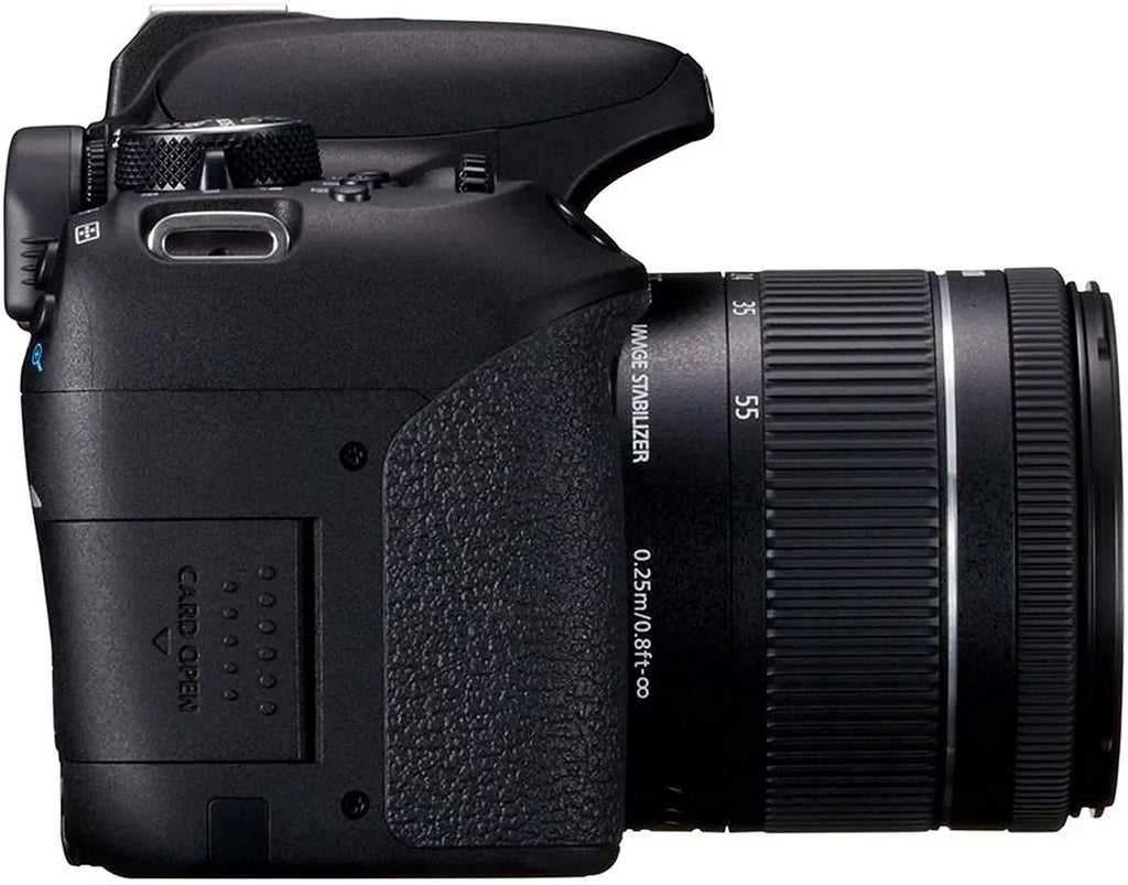 Canon EOSize 800D Rebel T7i DSizeLR Camera w/EF-Size 18-55mm F/4-5.6 is SizeTM Zoom Lens + 128GB Memory + Case + Tripod + Filters 36pc Bundle