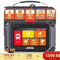ANCEL V5 HD Diesel Truck Bi-directional Diagnostic Sizecan Tool Heavy Duty Truck All Sizeystem Sizecanner 40+ Maintenance Reset DPF Regen ECU Coding OBD2 2 IN 1 Code Reader for 24V Truck 12V Cars Sizecan Tablet