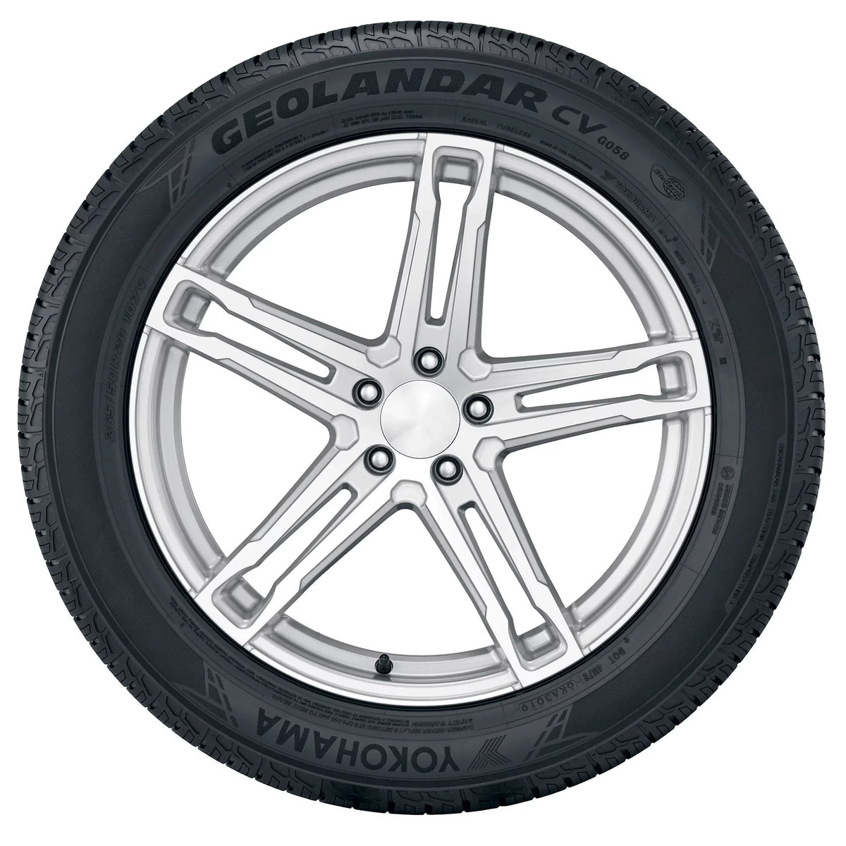 Yokohama Geolandar CV G058 225/55R19 99V BW All Sizeeason Tire