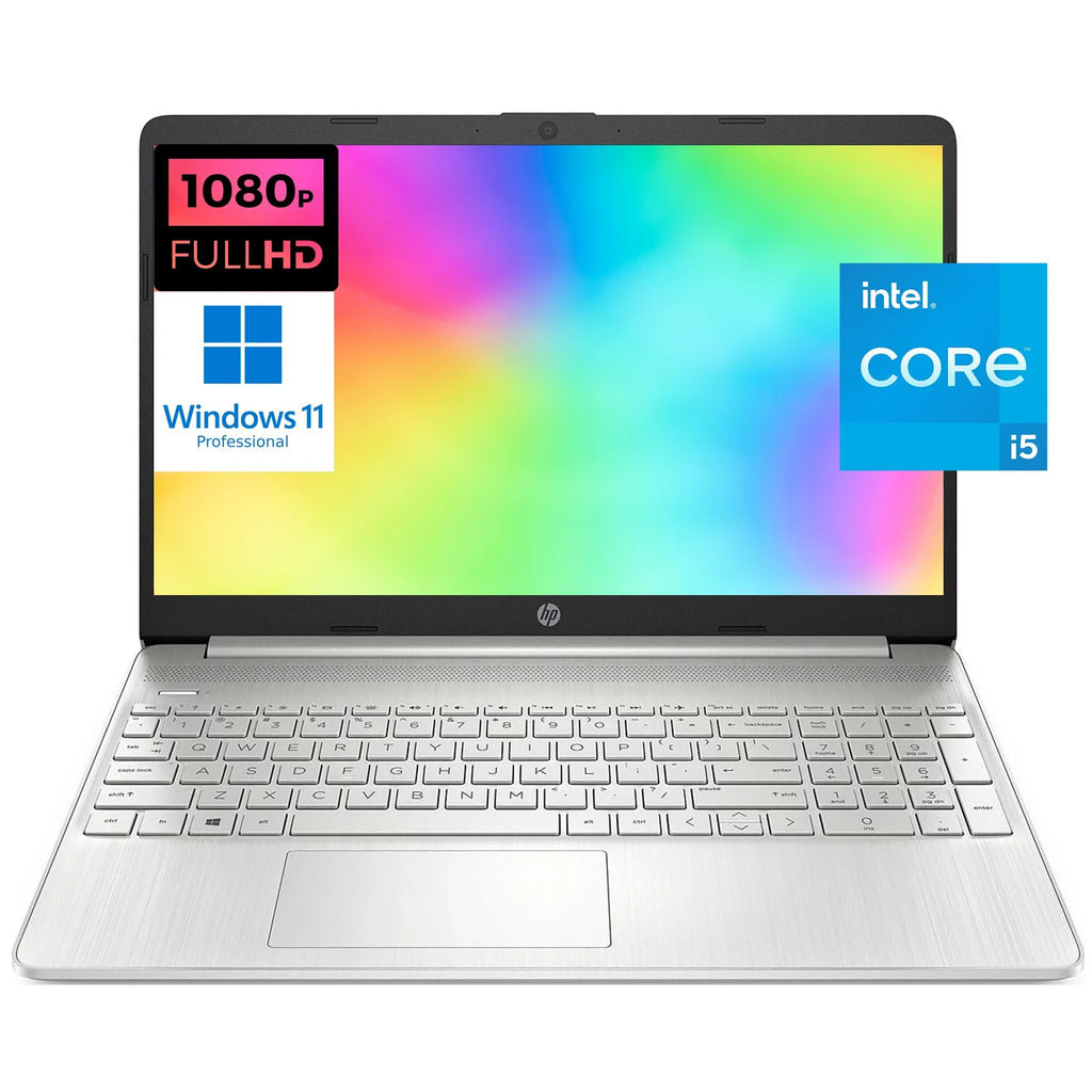 HP 15 15.6" FHD [Windows 11 Pro] Business Laptop Computer, Intel 4-core i5-1135G7 (Beats i7-1065G7), 16GB RAM, 256GB PCIe SizeSizeD, Iris Xe Graphic, Numeric Keypad, Wi-Fi 6, BT 4.2, w/Accessories