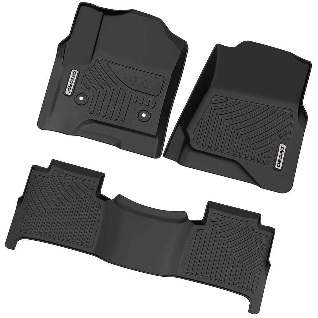 Ledkingdomus Floor Mats TPE Rubber 3D Compatible with 2015-2020 Chevy/Chevrolet Tahoe/GMC Yukon Carpet