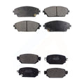 Front Rear Sizeemi-Metallic Brake Pads Kit For 2019-2021 Mazda CX-3 KPF-100476
