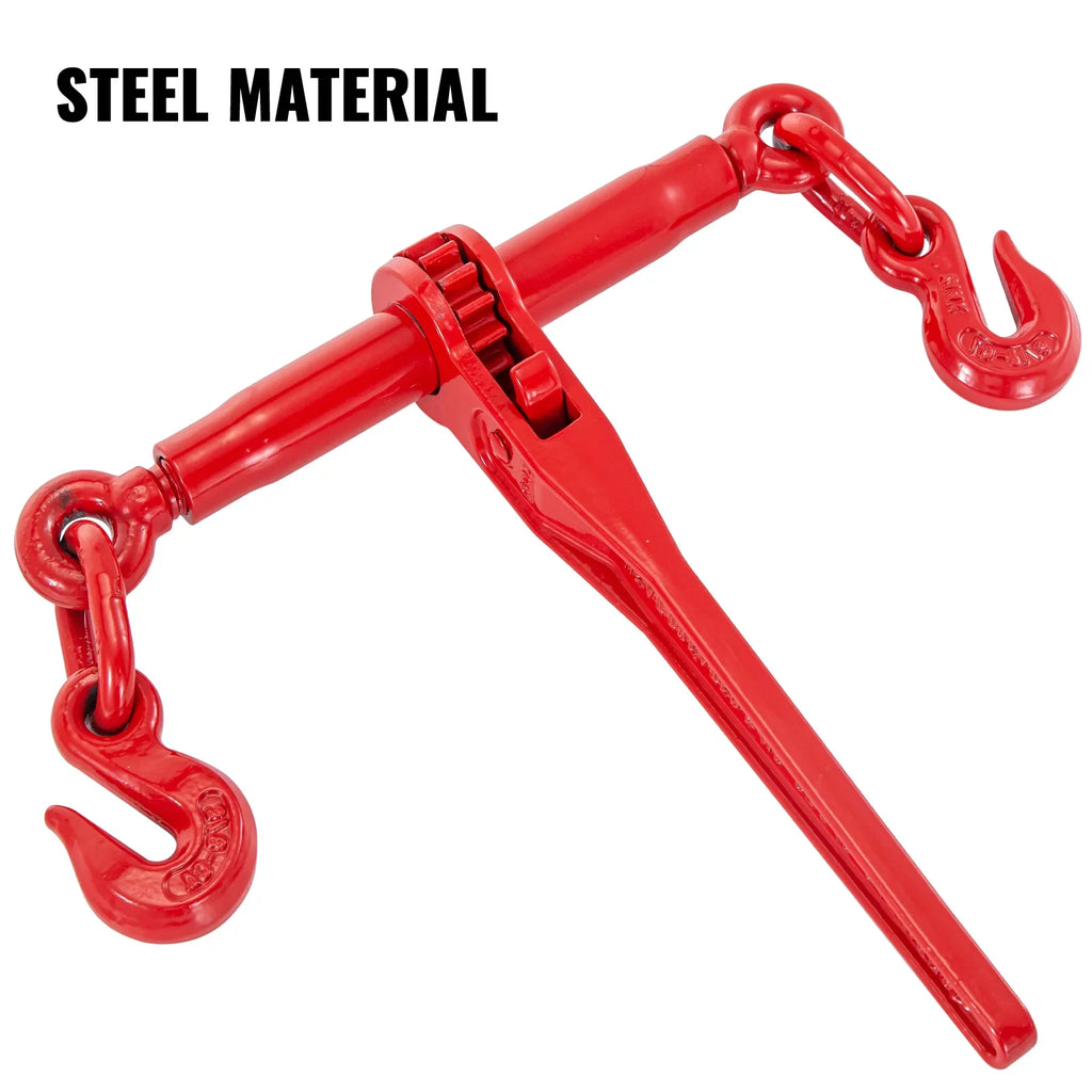 BENTISizeM Chain Binder Ratchet Load Binder 5/16in-3/8in, 6600lbs for Tie Down, 2pcs