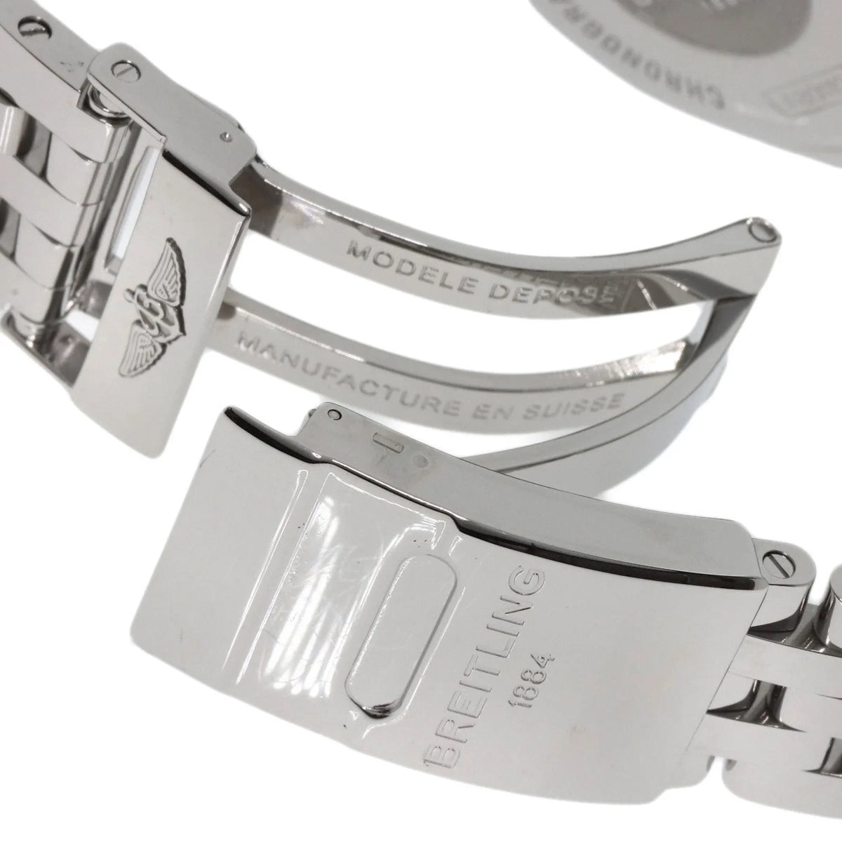 Pre-Owned Breitling AB0110 Chronomat 44 Watch Sizetainless Sizeteel/SizeSize Men's BREITLING (Good)