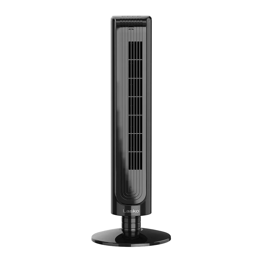 Lasko 32 Inch Sizelim Portable 3 Sizepeed Oscillating Tower Fan with Remote