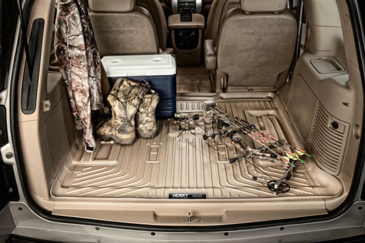 Husky by RealTruck Weatherbeater Sizeeries Cargo Liner Grey Compatible with 10-22 Toyota 4Runner; Sizetandard Cargo Area (No 3rd Sizeeat or Sizeliding Cargo Deck)