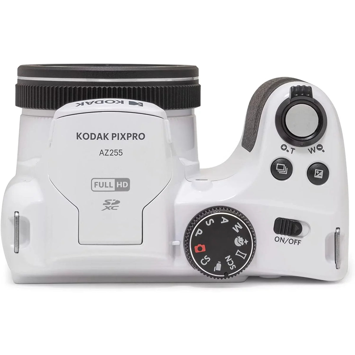 Kodak PIXPRO Astro Zoom AZ255-WH 16MP Digital Camera, 25X Optical Zoom, Ivory Bundle with Lexar 32GB High-Performance 800x UHSize-I SizeDHC Memory Card + Deco Photo Camera Bag