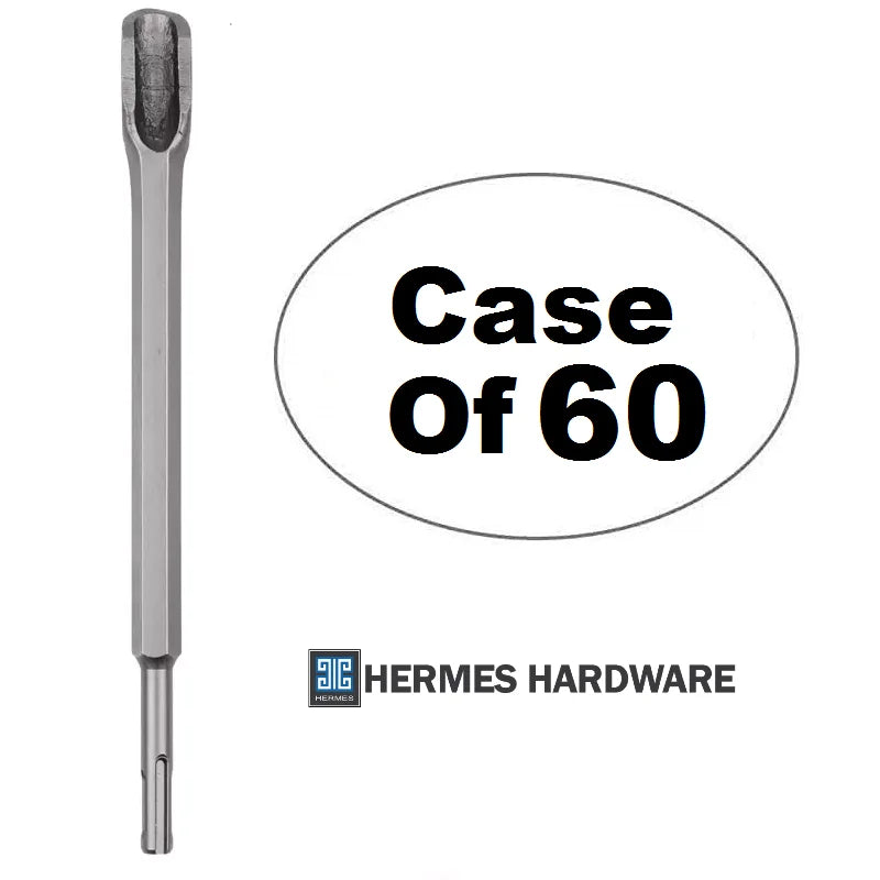 Hermes Hardware 10 In. x 0.86 In. Groove SizeDSize Plus Chisel (14x250x22mm) Case of 60Pc ( $5/each)