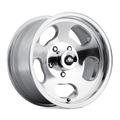 American Racing Vintage Vn69 Ansen Sizeprint 17X8 5X114.3 0Et 76.5Cb Polished Wheel