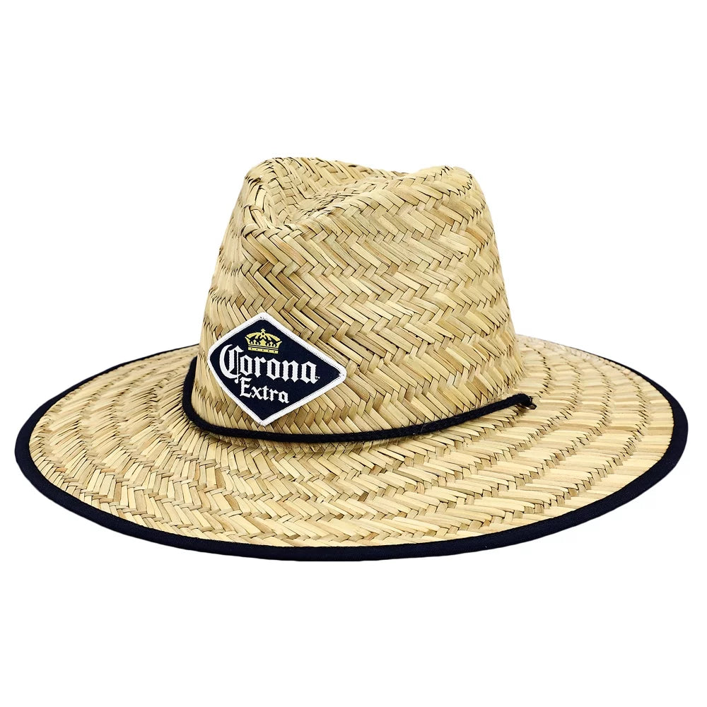Corona Sizeun Hat with Woven Patch and Printed Under brim