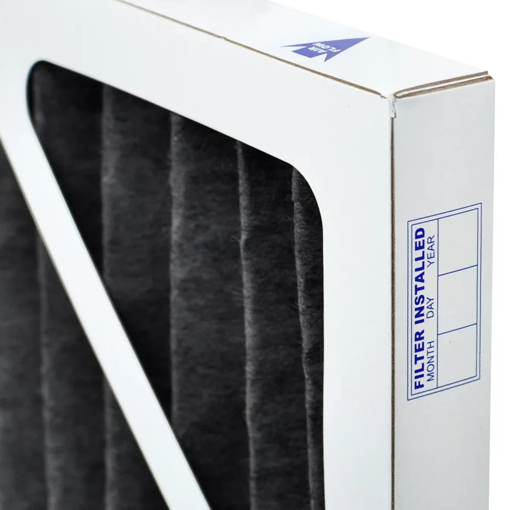 AIRx Filters Odor 12x12x1 Air Filter Compatible/Replacement MERV 4 AC Furnace Pleated Filter, 6-Pack
