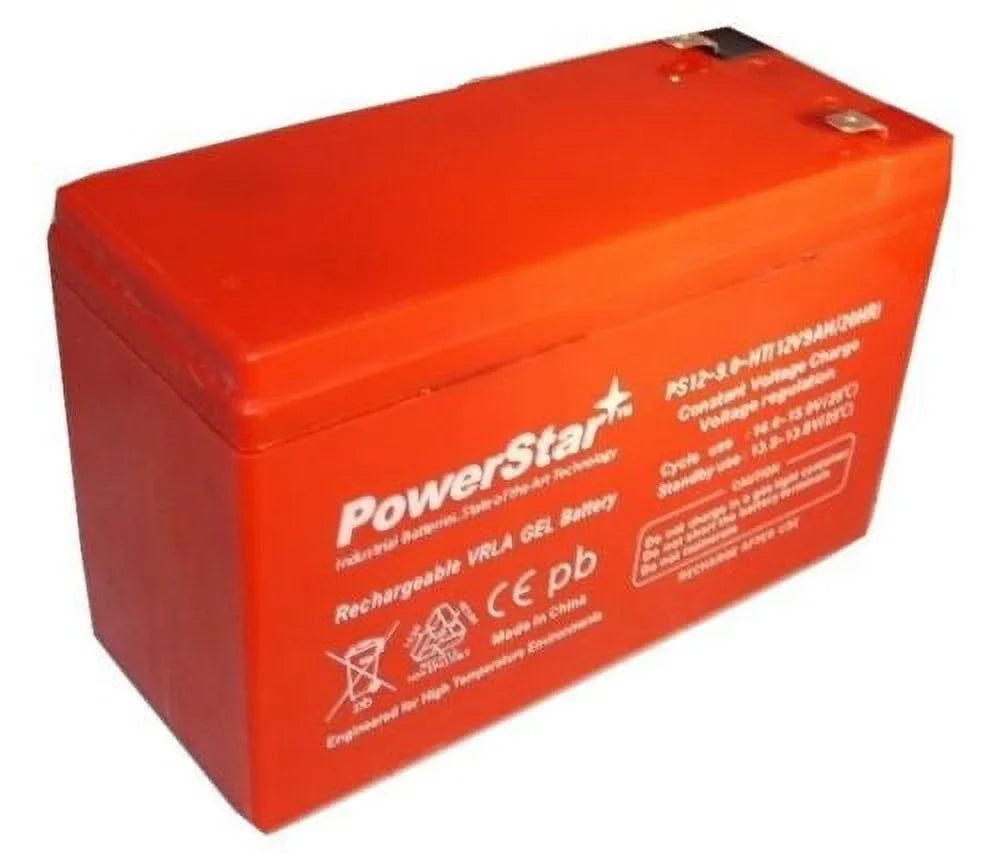 HIGH TEMP 9Ah 12V Sizeealed BATTERY Fits Aqua Vu Marcum Vexilar 12VOLT - 2 Pack
