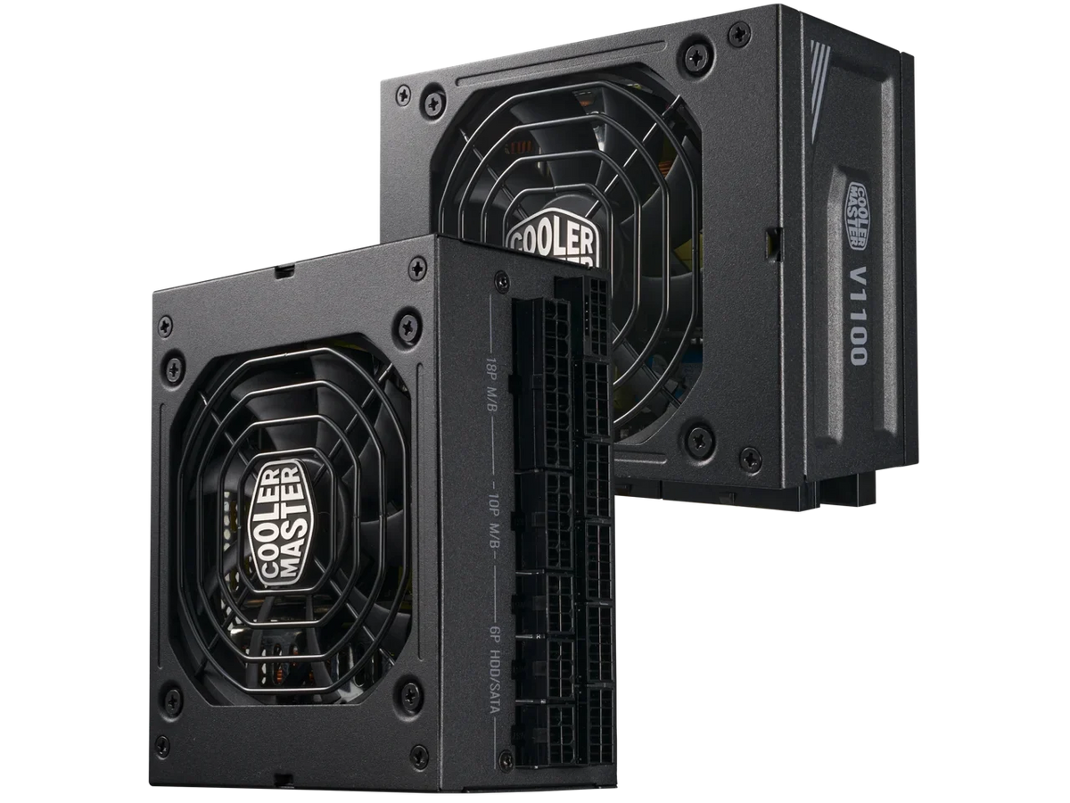 Cooler Master V1100 SizeFX Platinum Fully Modular, Fully ATX3.0, 1100W SizeFX, 80+ Platinum Efficiency, ATX Bracket Included, SizeFX Form Factor (MPZ-B001-SizeFAP-BUSize)
