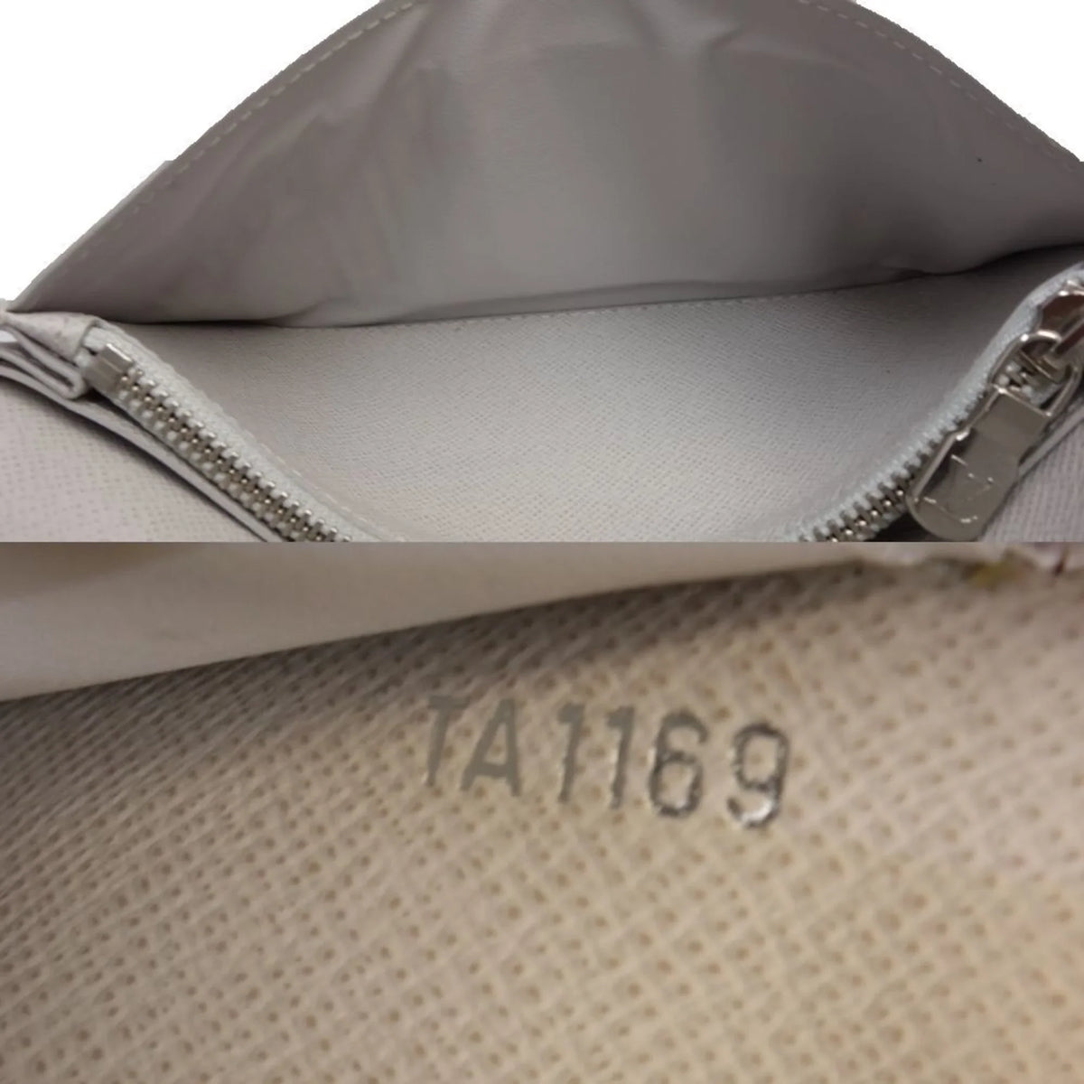 Pre-Owned LOUISize VUITTON Portefeuille Braza M30298 Long Wallet Taigarama Antarctica 083529 (Fair)
