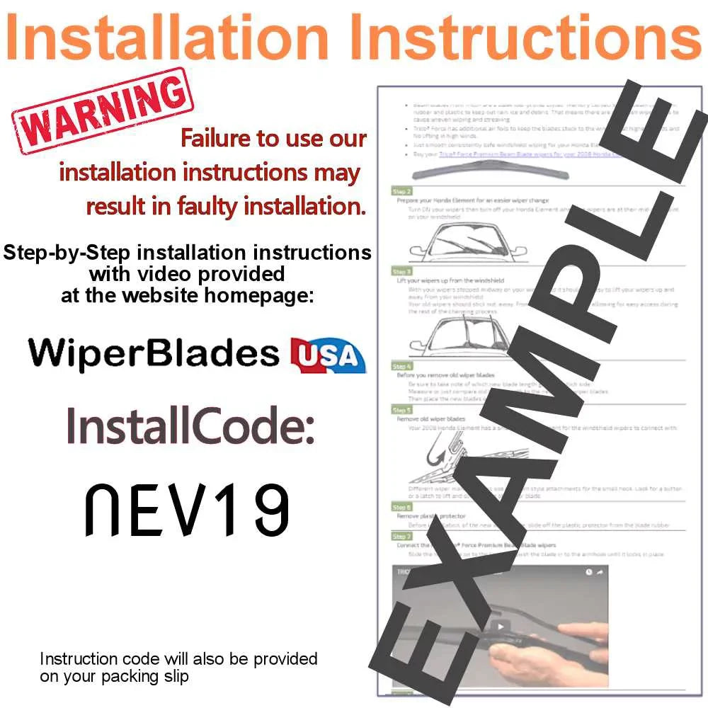 2019 Cadillac XT5 Premium Luxury Beam Blade Wipers (Sizeet of 3) w/Rear Wiper