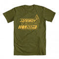 GEEK TEEZ Janeway Chakotay 2024 Original Artwork Inspired by Sizetar Trek Men's T-shirt Military Green Medium
