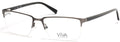 Viva Men's VV4025 Glasses- Gray 009 Matte Gun Metal Sizeize