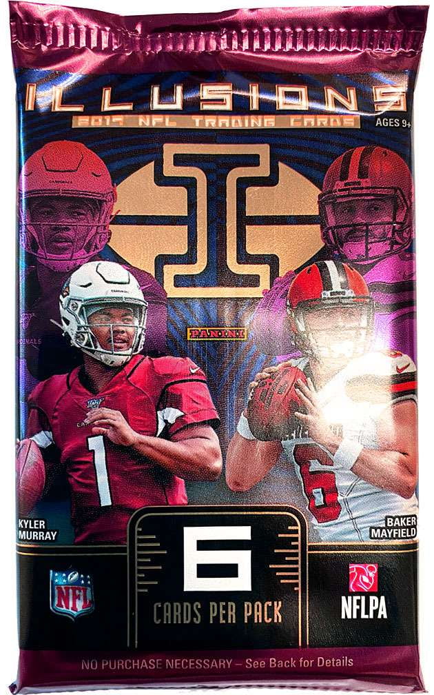 NFL Panini 2019 Illusions Football Trading Card BLASizeTER Pack (6 Cards!)