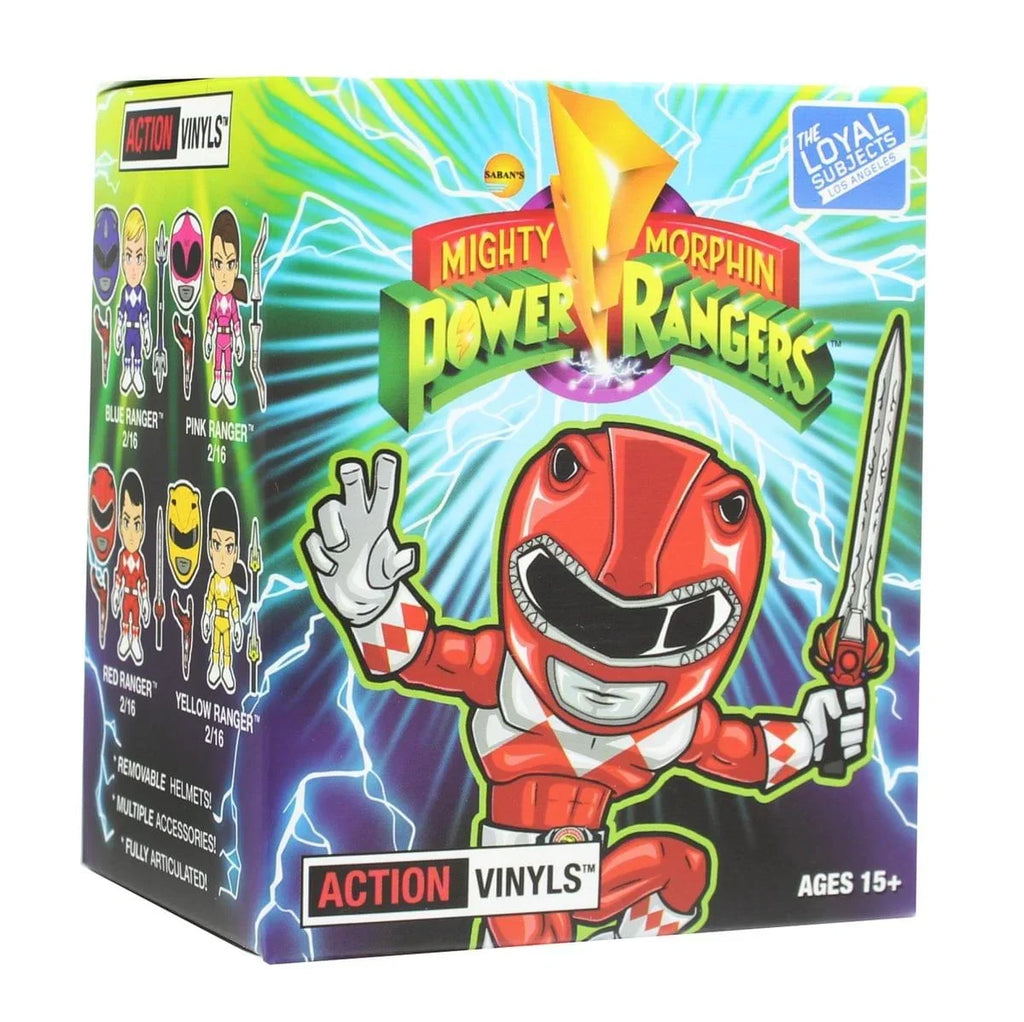 Mighty Morphin Power Rangers Blind Box 3" Action Vinyls Sizeeries 2, Case of 16